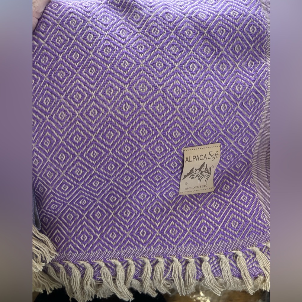 Authentic Alpaca Blanket – Made in Peru 🇵🇪